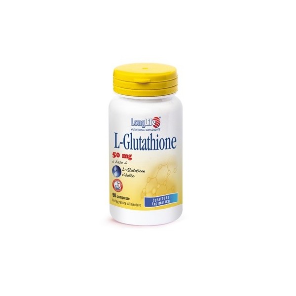 LONGLIFE L-GLUTATHIONE 50 MG 90 COMPRESSE