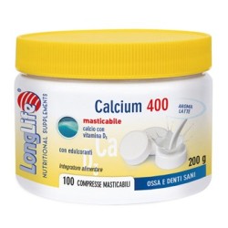 LONGLIFE CALCIUM LATTE 100 COMPRESSE 400 MG