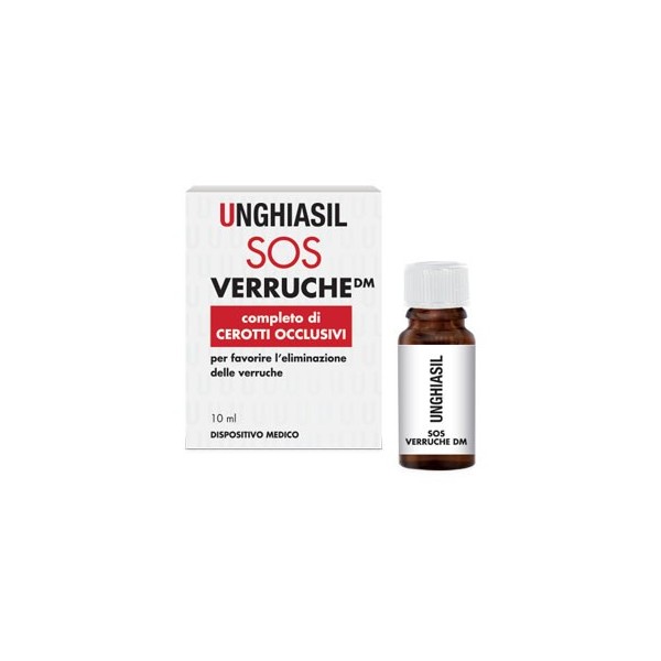 DISPOSITIVO MEDICO PER VERRUCHE IN FLACONE CON PENNELLINO 10 ML + 9 CEROTTI COPRIVERRUCA