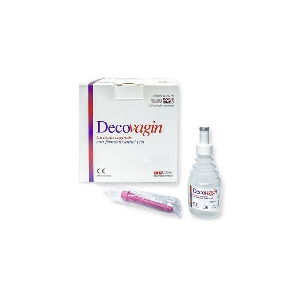 DECOVAGIN 5 FLACONI DA 100 ML + 5 CANNULE MONOUSO