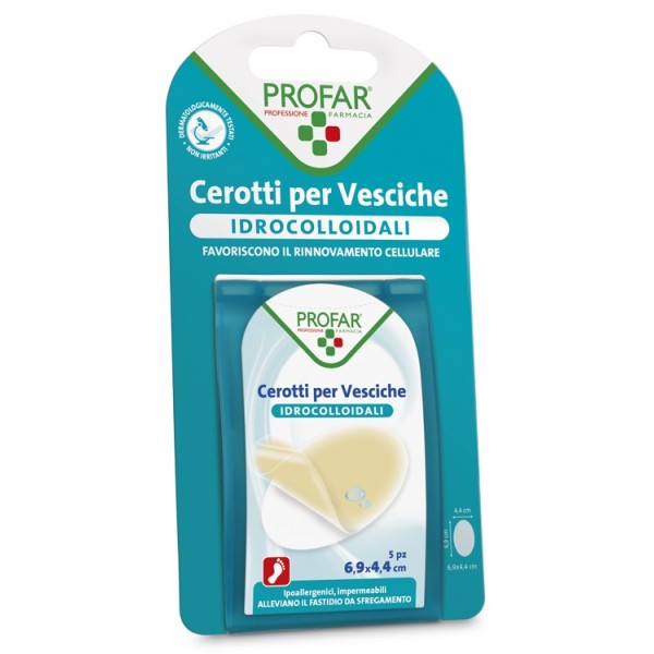 CEROTTO IDROCOLLOIDALE PROFAR 69X44 5 PEZZI