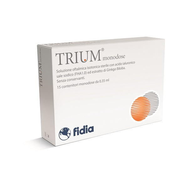 TRIUM MONODOSE GOCCE OCULARI 15 FLACONCINI
