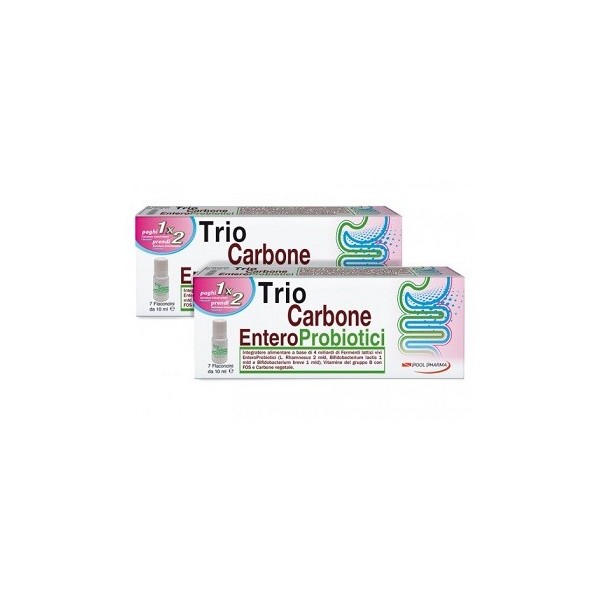 TRIOCARBONE ENTEROPROBIOTICI 7 FLACONCINI X 10 ML