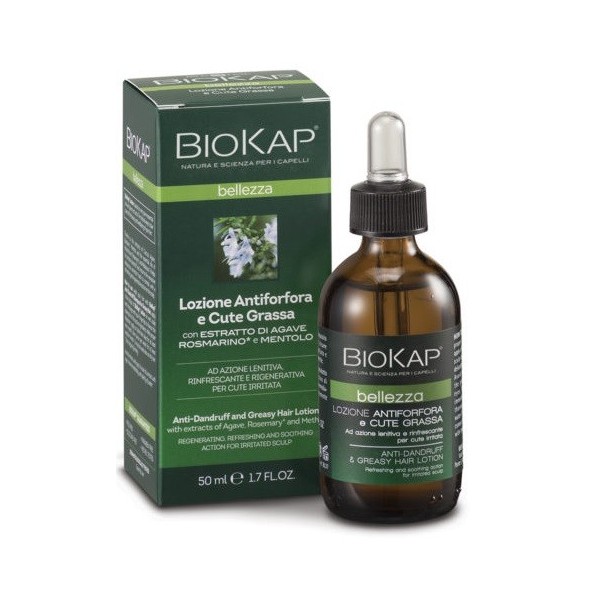 BIOKAP BELLEZZA LOZIONE ANTIFORFORA E CUTE GRASSA 50 ML BIOSLINE