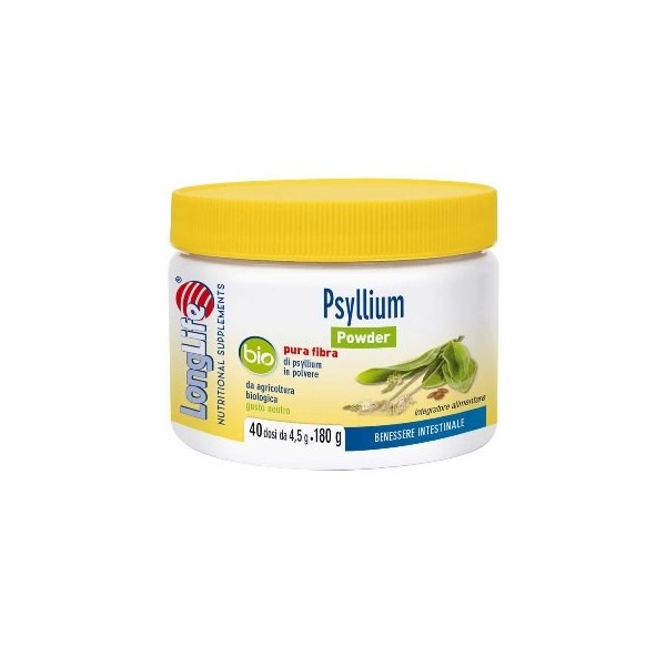LONGLIFE PSYLLIUM POWDER BIO 180 G