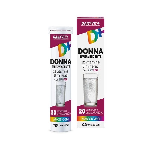 DAILYVIT+ MULTIVITAMINICO E MULTIMINERALE DONNA EFFERVESCENTE 20 COMPRESSE
