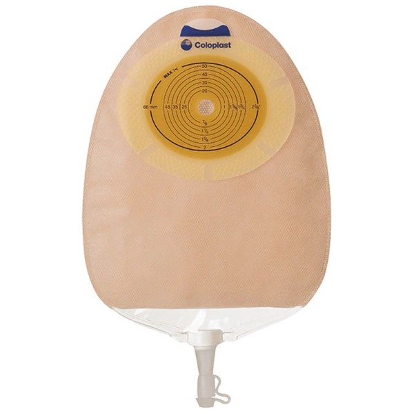 SACCA TRASPARENTE SISTEMA MONOPEZZO PER UROSTOMIA CON MULTICHAMBER SENSURA RITAGLIABILE 15/33 MM MAXI 400 ML 10 PEZZI