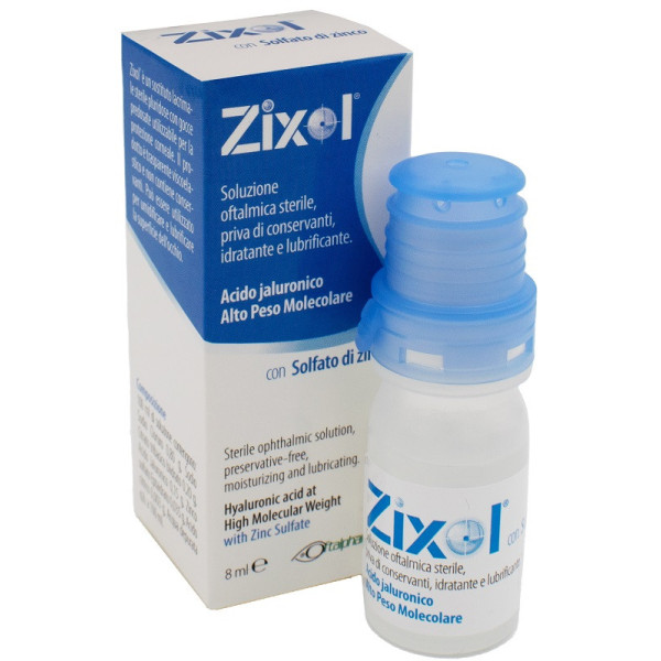SOLUZIONE OFTALMICA ZIXOL PLURIDOSE 8 ML