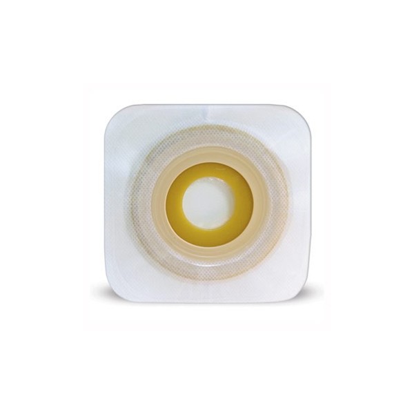 PLACCA PIANA ESTEEM SYNERGY PER SISTEMA 2 PEZZI 33-45 MM FLANGIA 61 MM CON ADESIVO IDROCOLLOIDALE 5 PEZZI