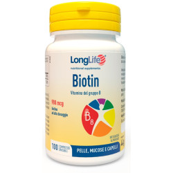 LONGLIFE BIOTIN 900 MCG 100 COMPRESSE