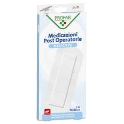 MEDICAZIONE POST OPERATORIA STERILE GARZA ANTIADERENTE 10X25 CM 3 PEZZI PROFAR