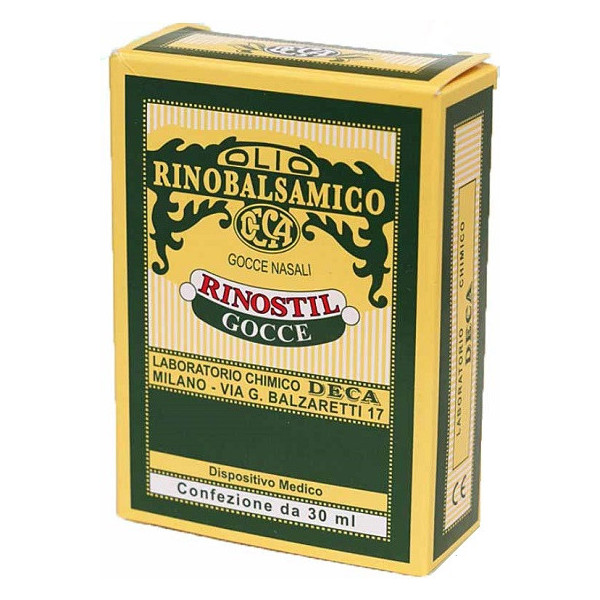 RINOSTIL GOCCE NASALI FLACONE 30ML OLIO RINOBALSAMICO PER LAPROTEZIONE DELLA MUCOSA NASALE E LA PULIZIA DELLE FOSSE NASALI