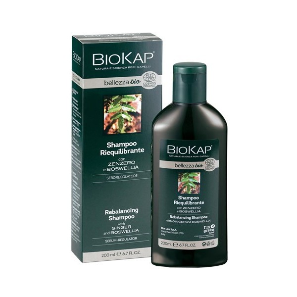 BIOKAP BELLEZZA BIO SHAMPOO RIEQUILIBRANTE COSMOS ECOCERT 200 ML BIOSLINE