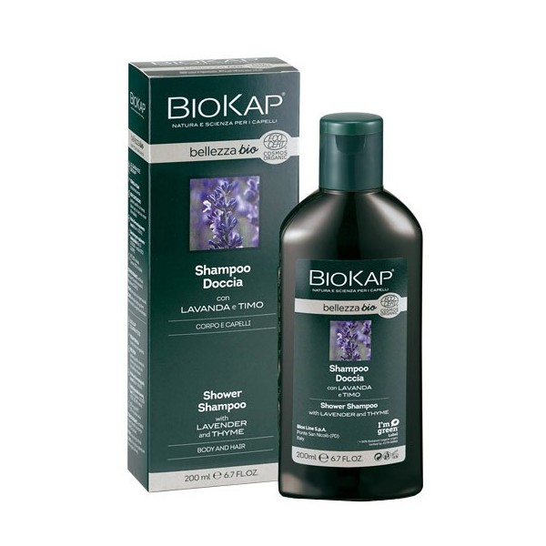 BIOKAP BELLEZZA BIO SHAMPOO DOCCIA COSMOS ECOCERT 200 ML BIOSLINE