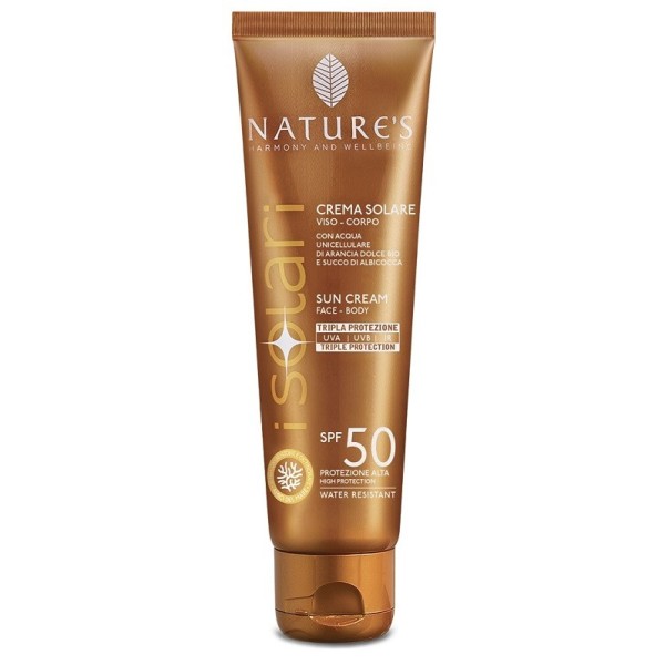NATURE'S I SOLARI CREMA VISO CORPO SPF 50 75 ML EDIZIONE LIMITATA TRAVEL SIZE