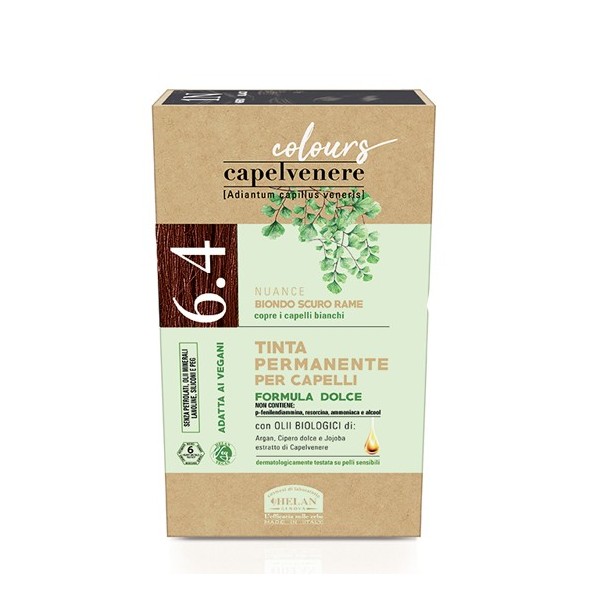 CAPELVENERE COLOURS TINTA CAPELLI 6,4N BIONDO SCURO RAME