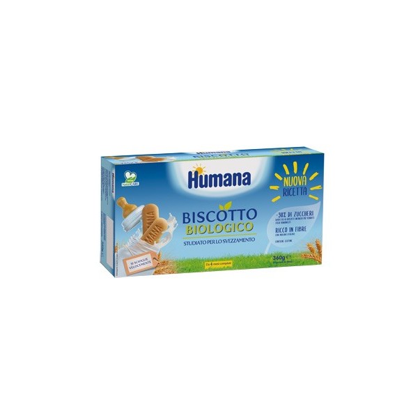 HUMANA BISCOTTO BABY BIO 2 SACCHETTI DA 180 G