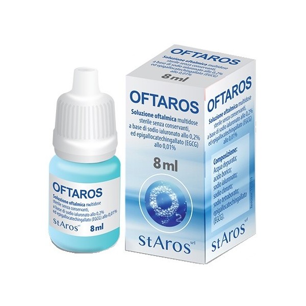 OFTAROS SOLUZIONE OFTALMICA 8 ML