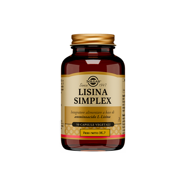 LISINA SIMPLEX 50 CAPSULE VEGETALI
