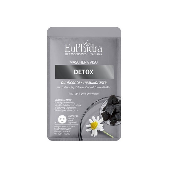EUPHIDRA MASCHERA VISO DETOX 1 PEZZO