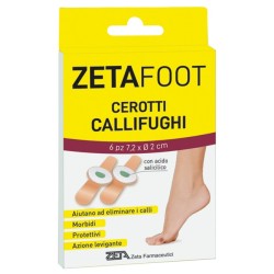 ZETAFOOT CEROTTO CALLIFUGO DISCHETTO CENTRALE 6 PEZZI