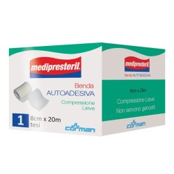 MEDIPRESTERIL BENDA AUTOADESIVA 8X2000 CM 1 PEZZO