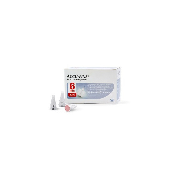 AGO PER PENNA DA INSULINA ACCU-FINE PEN NEEDLE ACCU-CHEK GAUGE 32 X 6MM 100 PEZZI