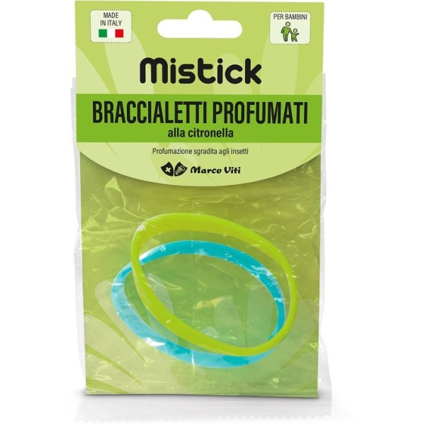MISTICK BRACCIALETTI AZZURRO + VERDE 2 PEZZI