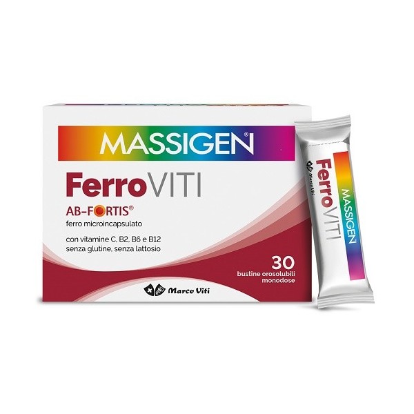 MASSIGEN FERROVITI 30 BUSTINE OROSOLUBILI