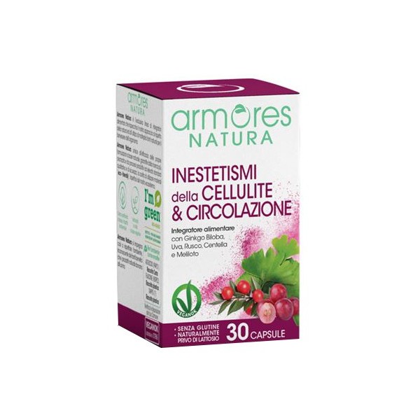 ARMORES NATURA INESTETISMI CELLULITE E CIRCOLAZIONE 30 CAPSULE