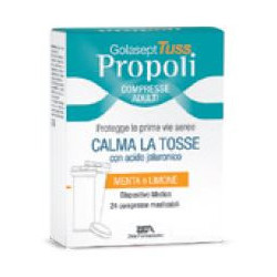 GOLASEPT TUSS PROPOLI CPR TOSSE DISPOSITIVO MEDICO COMPRESSE MASTICABILI ALLA PROPOLI IN ASTUCCIO