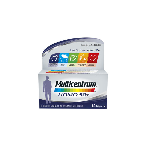 MULTICENTRUM UOMO 50+ 60 COMPRESSE