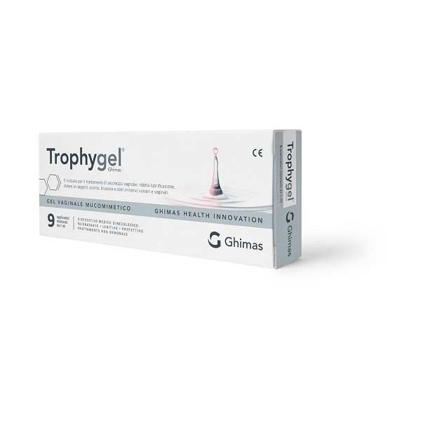 GEL VAGINALE MUCOMIMETICO TROPHYGEL GHIMAS 9 APPLICATORI MONOUSO DA 1 ML