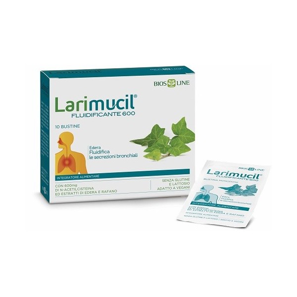 LARIMUCIL FLUIDIFICANTE 600 10 BUSTINE
