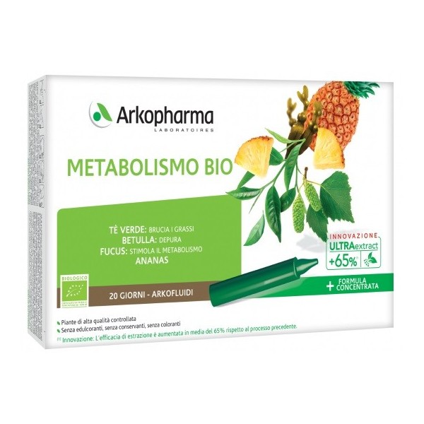 ARKOFLUIDI METABOLISMO BIO 20 FIALE