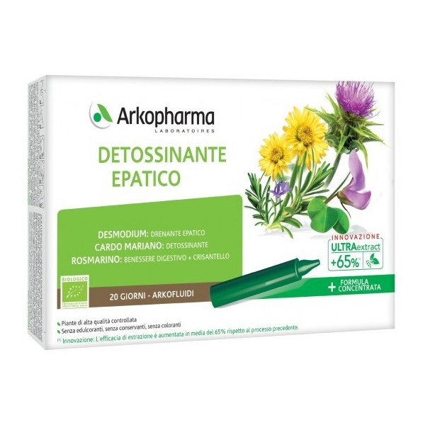 ARKOFLUIDI DETOSSINANTE EPATICO 20 FIALE