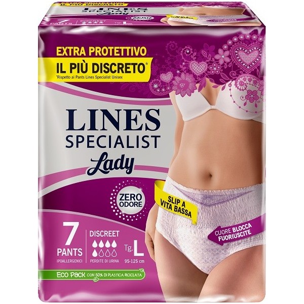 LINES SPECIALIST PANTS DISCREET L FARMA 7 PEZZI