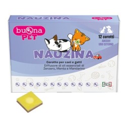 NAUZINA CEROTTO DIFFUSORE CANI GATTI 12 PEZZI