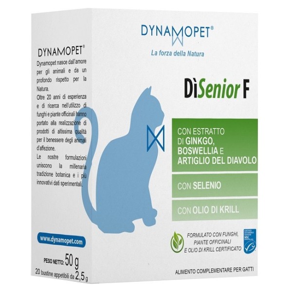 DISENIOR F PER GATTI 20 BUSTINE APPETIBILI DA 2,5 G