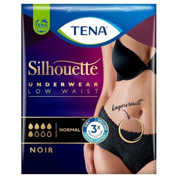 TENA SILHOUETTE NOIR L 9 PEZZI