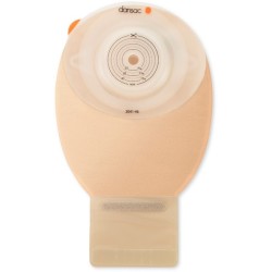 DANSAC NOVALIFE TRE 1 SACCA APERTA OPACA CONVEX MIDI PER ILEOSTOMIA CON FINESTRA RITAGLIABILE 15-46 MM 350 ML 10 PEZZI