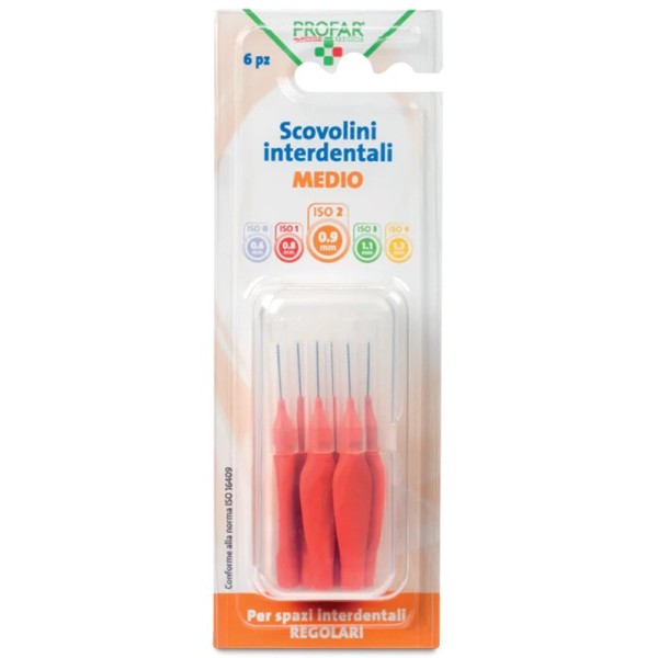 PROFAR SCOVOLINI ARANCIONI 0,9 6 PEZZI