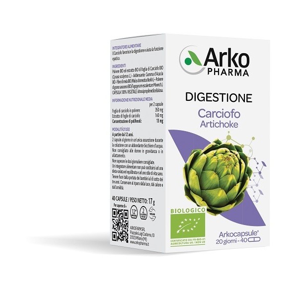 ARKO CAPSULE CARCIOFO BIO 40 CAPSULE