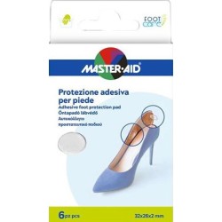 PROTEZIONE ADESIVA MASTER-AID FOOTCARE TRASPARENTE MIX 6 PEZZI A5