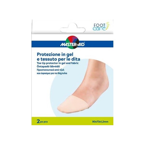 PROTEZIONE IN GEL E TESSUTO MASTER-AID FOOTCARE PUNTA DEI PIEDI 2 PEZZI C16