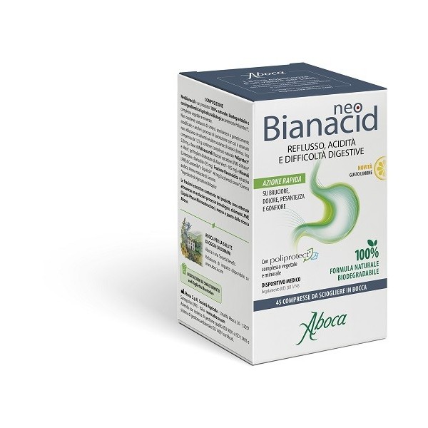 NEOBIANACID 45 COMPRESSE LIMONE