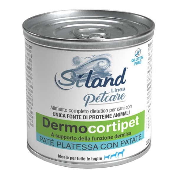 SILAND DERMOCORTIPET UMIDO CANE PLATESSA/PATATA 300 G