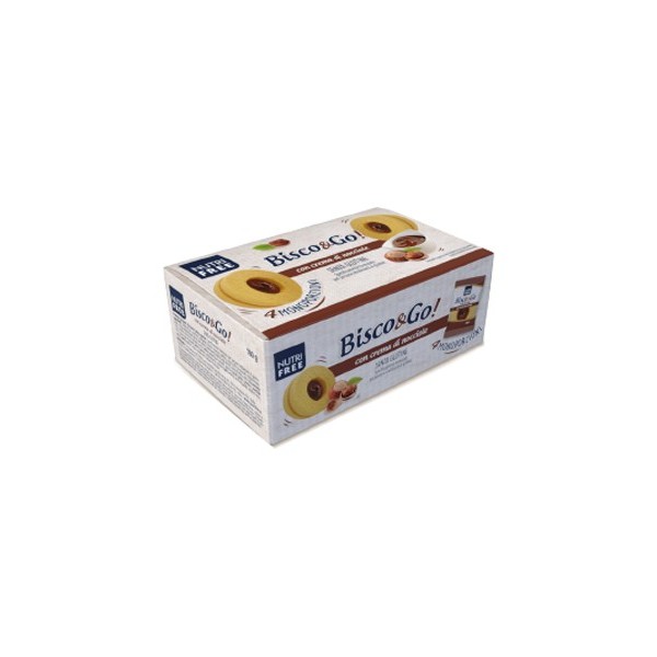 NUTRIFREE BISCO&GO CON CREMA DI NOCCIOLE 4X40 G