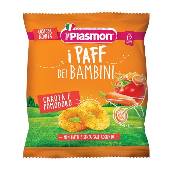 PLASMON DRY SNACK PAFF CAROTA POMODORO 15 G