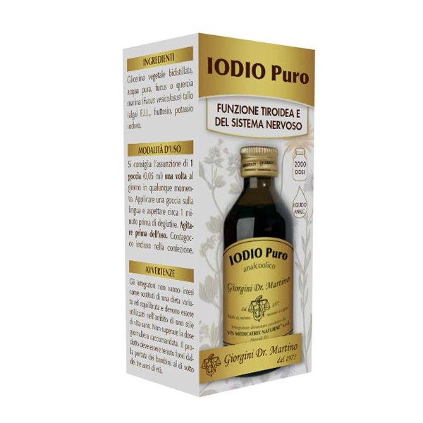 IODIO PURO ANALCOLICO 100 ML